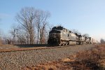 NS 9682 leads a train through MP116 at Cove PA